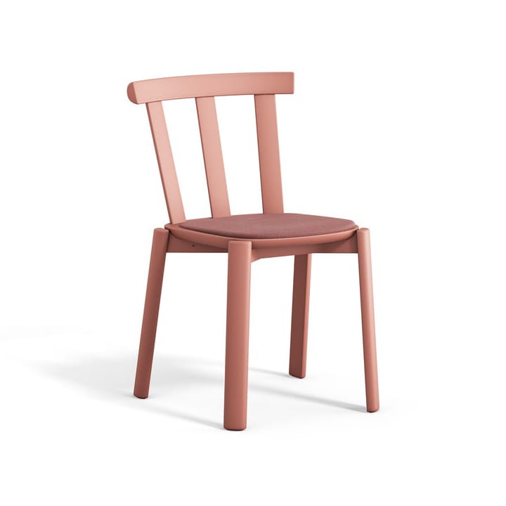 Alt stoel beklede zitting berkenhout - Vidar 4, 633 pink-malva 27 - Stolab