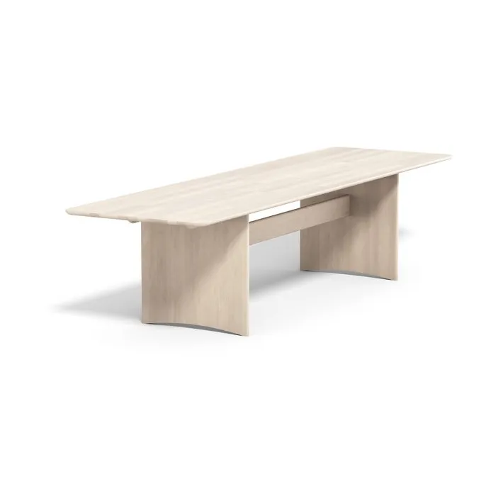 Alt tafel 320x110 cm berkenhout - Lichte matte lak - Stolab