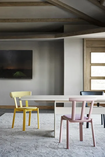 Alt tafel 320x110 cm berkenhout - Lichte matte lak - Stolab