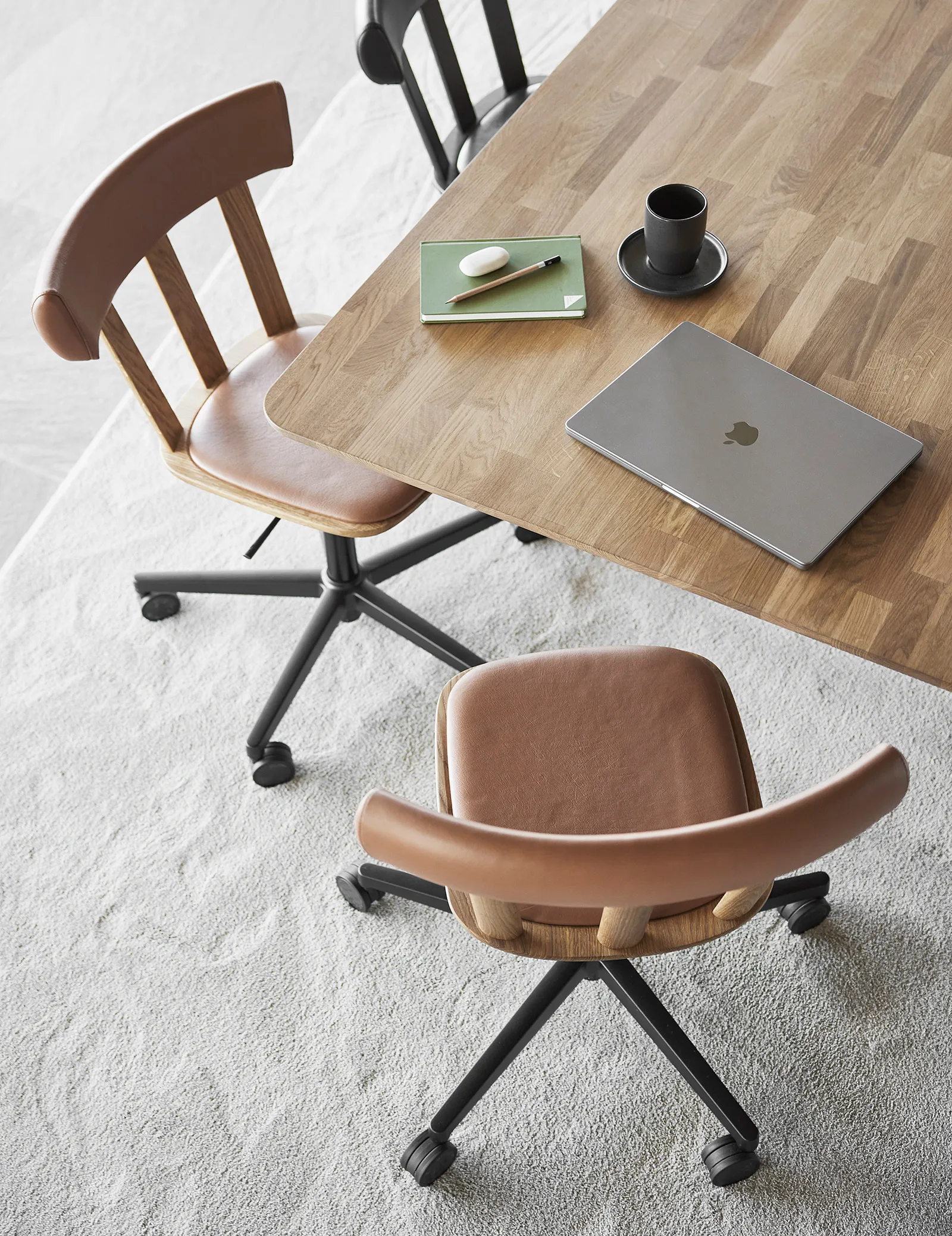 Alt tafel 90x245 cm eikenhout, Natuurlijke olie Stolab