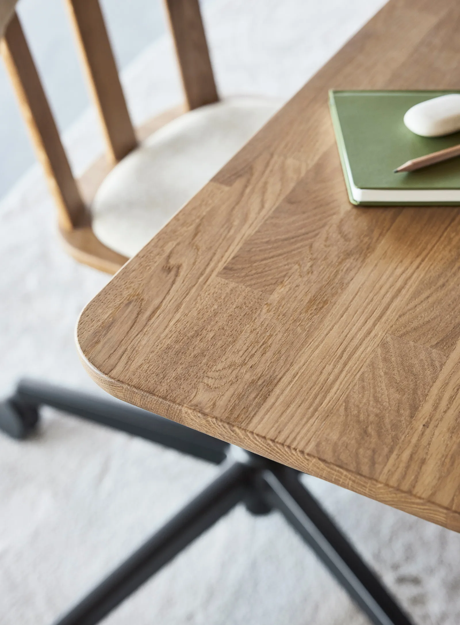 Alt tafel 90x245 cm eikenhout, Natuurlijke olie Stolab