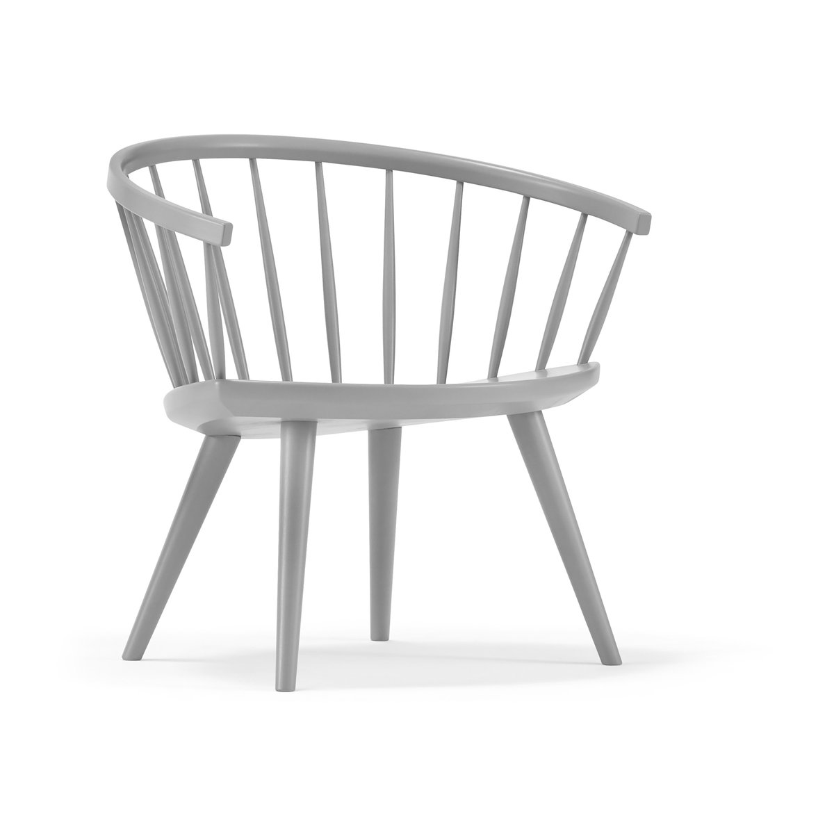 Stolab Arka loungestoel berkenhout Lichtgrijs | Scandinavisch Interieur | Stoelen | Grijs