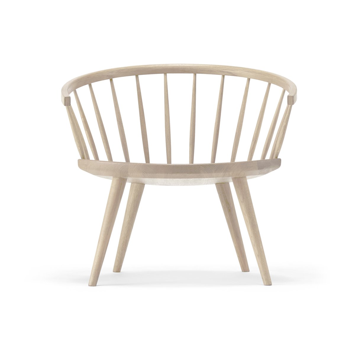 Stolab Arka loungestoel eikenhout Lichte matte lak | Scandinavisch Interieur | Stoelen | Beige