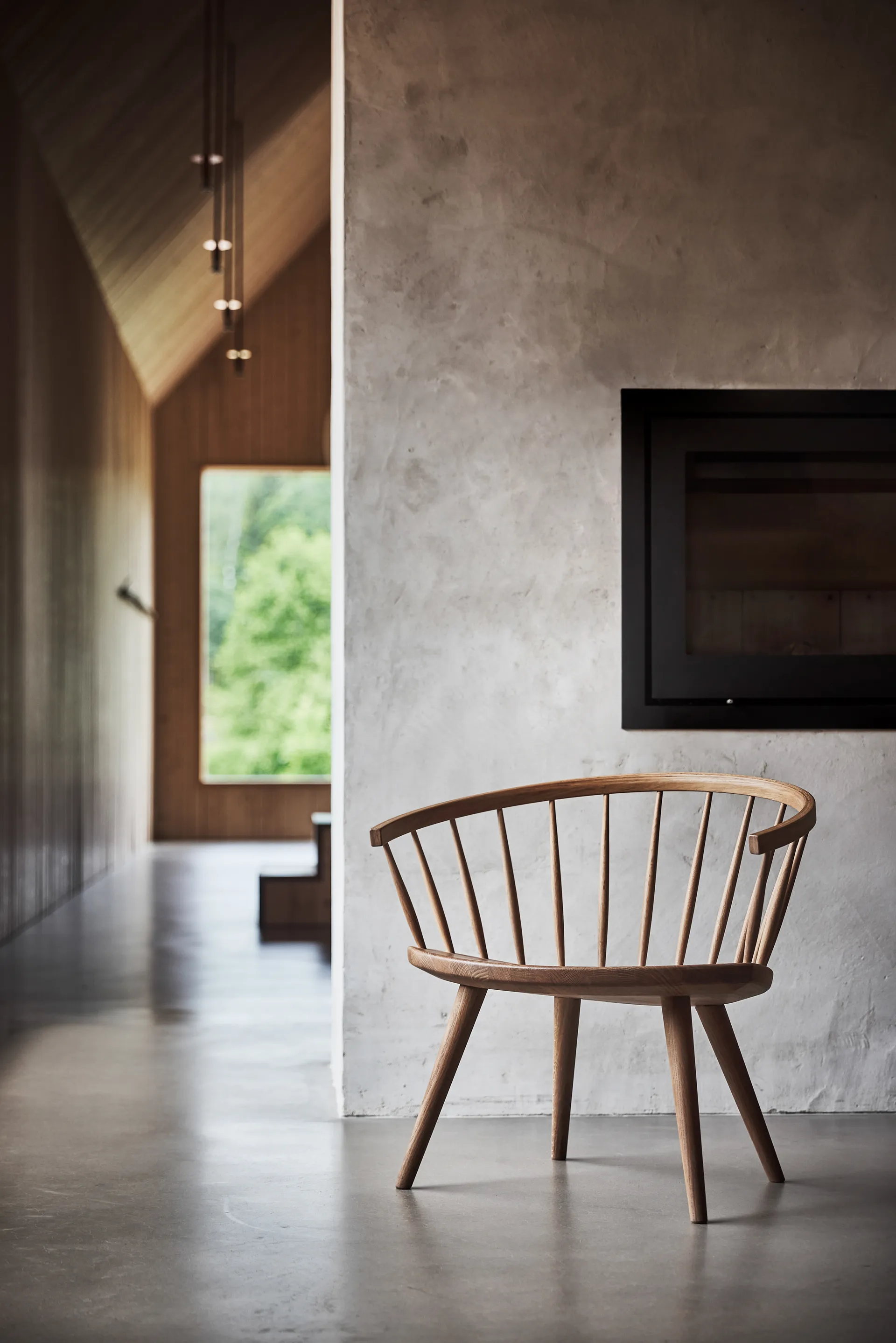 Arka loungestoel eikenhout, Naturel olie Stolab