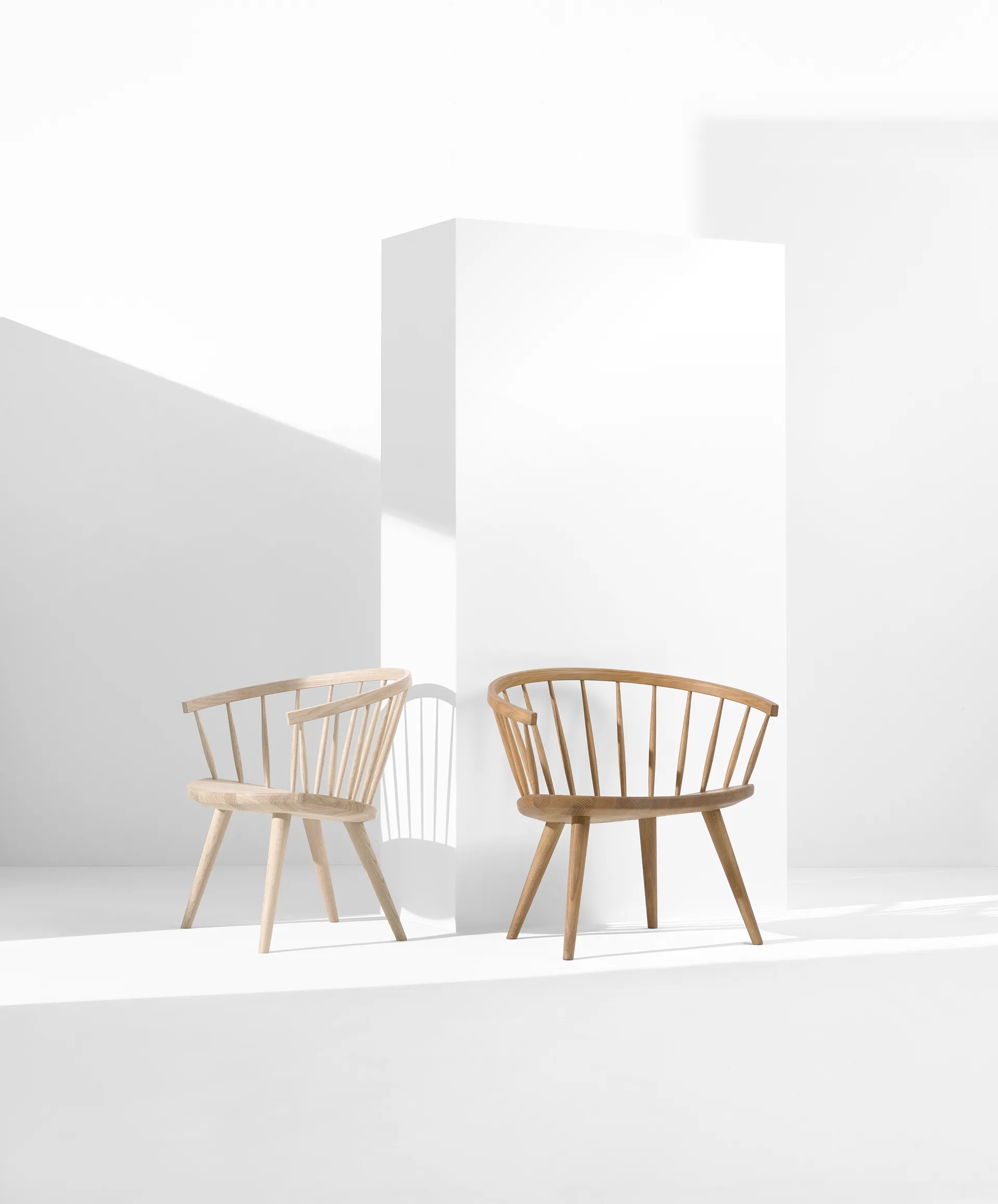 Arka loungestoel eikenhout, Naturel olie Stolab