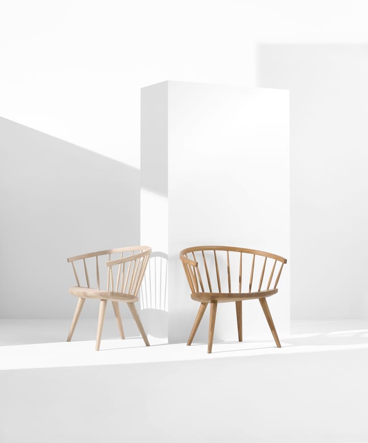 Arka loungestoel eikenhout, Naturel olie Stolab