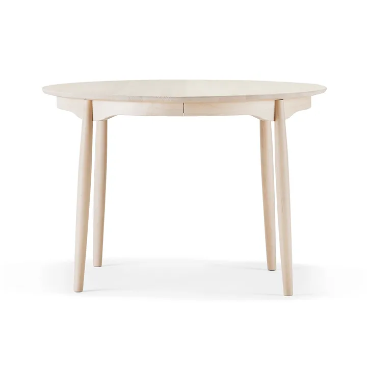Carl deelbare eettafel - Licht matgelakt berken, Ø115 cm - Stolab
