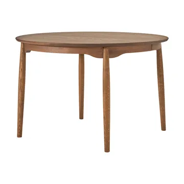 Carl eettafel deelbaar Ø115 cm - Chocoladebruin olie Special Edition (eiken), Ø115 cm - Stolab