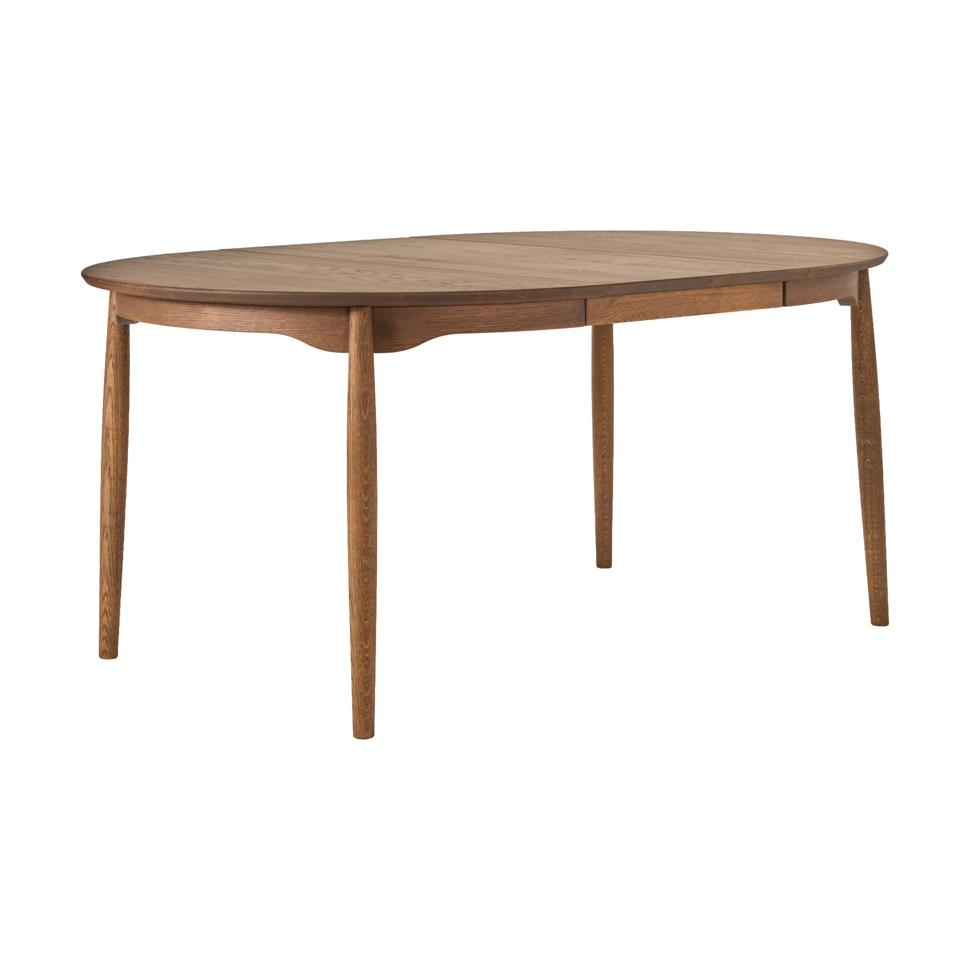 Carl eettafel deelbaar Ø115 cm, Chocoladebruin olie Special Edition (eiken), Ø115 cm Stolab