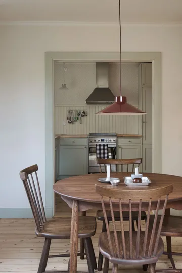Carl eettafel deelbaar Ø115 cm - Chocoladebruin olie Special Edition (eiken), Ø115 cm - Stolab