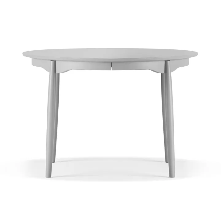 Carl eettafel deelbaar - Berkenhout lichtgrijs 51, Ø115 cm - Stolab