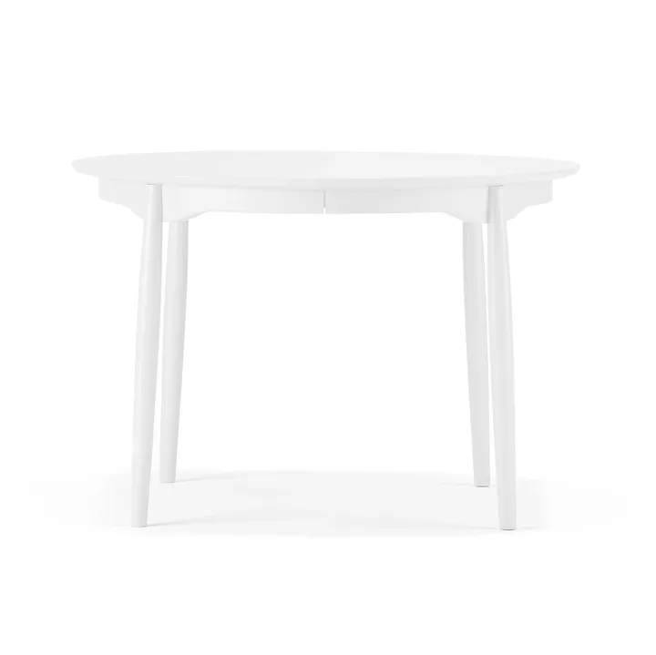 Carl eettafel deelbaar - Berkenhout wit 21, Ø115 cm - Stolab