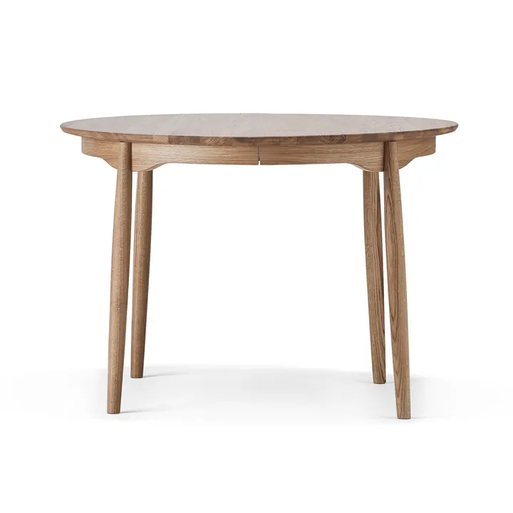 Carl eettafel deelbaar - Eikenhout naturel olie, Ø115 cm - Stolab