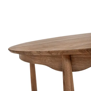 Carl eettafel eik - eikenhout lichte matte lak, 1 inlegblad - Stolab