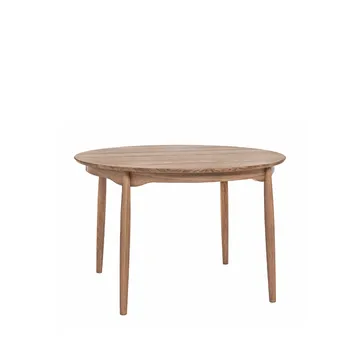 Carl eettafel eik - eikenhout lichte matte lak, 1 inlegblad - Stolab