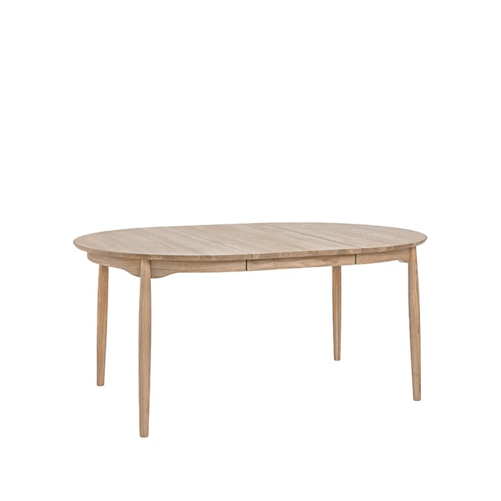 Carl eettafel eik - eikenhout lichte matte lak, 2 inlegbladen - Stolab