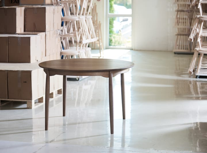 Carl eettafel eik, Gerookt eiken, deelbaar Stolab