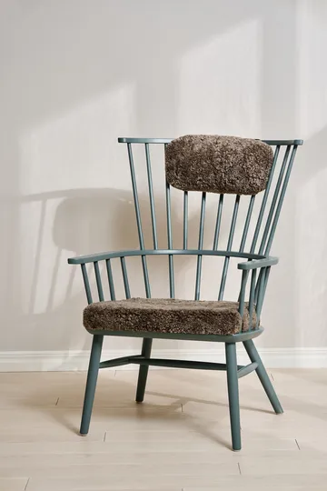 Henriette fauteuil kussen&nekkussen mist-Sahara - Stolab