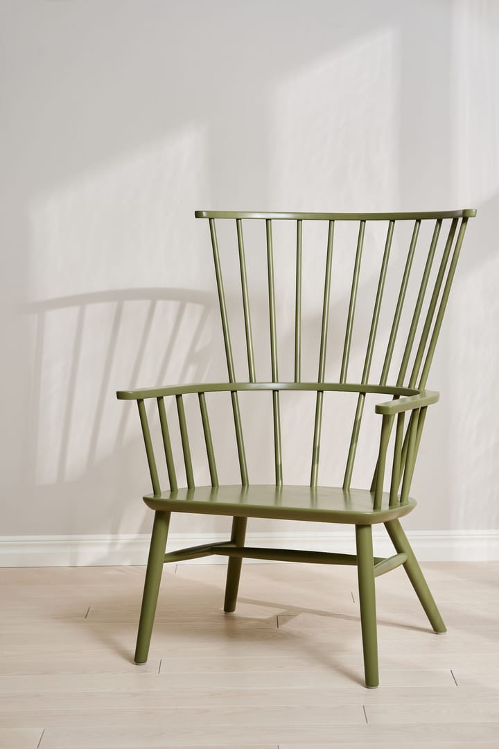 Henriette fauteuil kussen&nekkussen olive green-Espresso Stolab