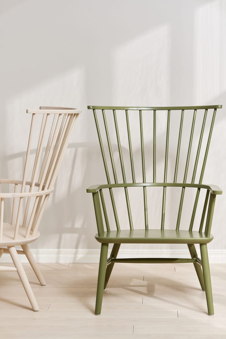 Henriette fauteuil kussen&nekkussen olive green-Espresso Stolab