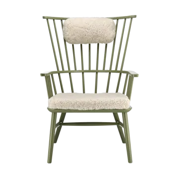 Henriette fauteuil kussen&nekkussen olive green-Moonlight - Stolab