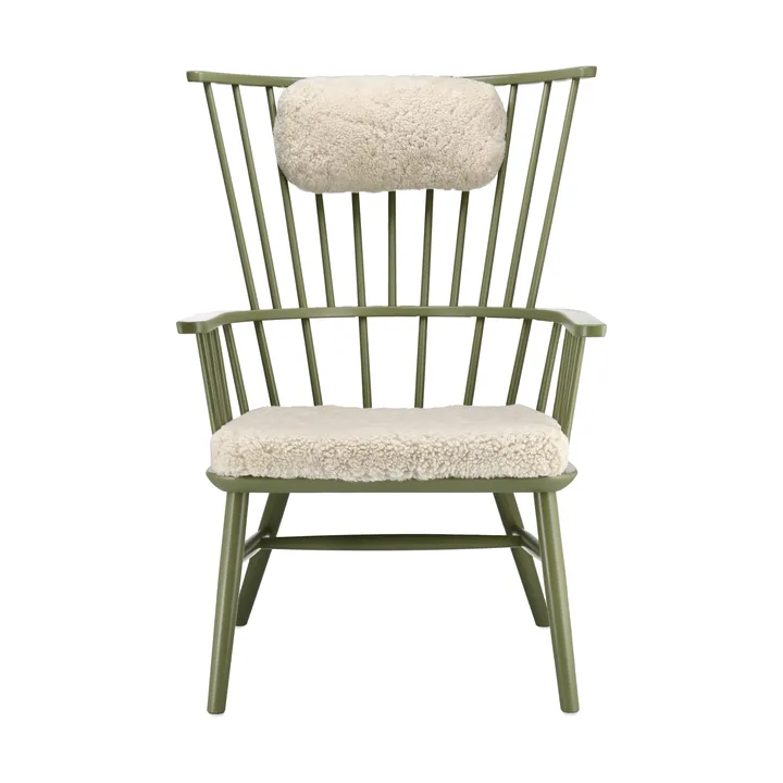 Henriette fauteuil kussen&nekkussen olive green-Moonlight - Stolab