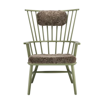 Henriette fauteuil kussen&nekkussen olive green-Sahara - Stolab