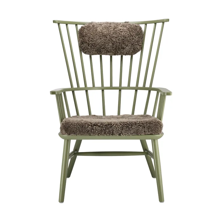 Henriette fauteuil kussen&nekkussen olive green-Sahara - Stolab
