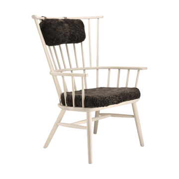 Henriette fauteuil kussen&nekkussen white oil-Espresso - undefined - Stolab
