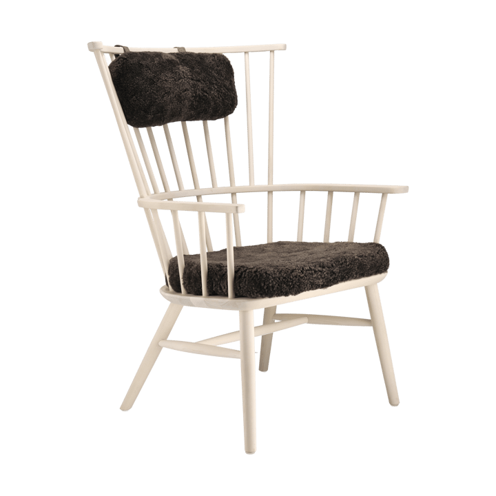 Henriette fauteuil kussen&nekkussen white oil-Espresso Stolab