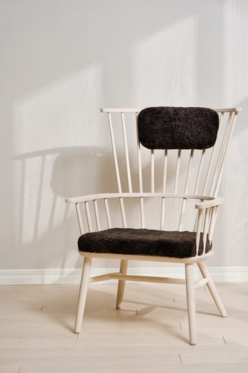 Henriette fauteuil kussen&nekkussen white oil-Espresso - undefined - Stolab