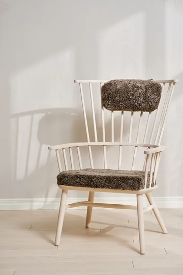 Henriette fauteuil kussen&nekkussen white oil-Sahara - Stolab