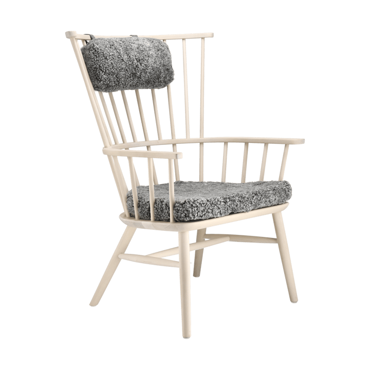 Henriette fauteuil kussen&nekkussen white oil-Scand. grey Stolab