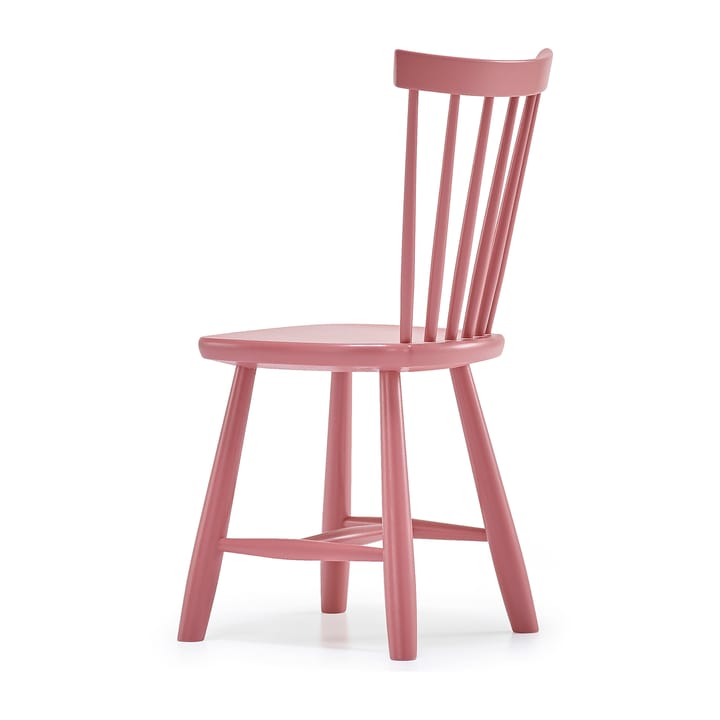 Lilla Åland kinderstoel berkenhout 33 cm, Poederroze Stolab