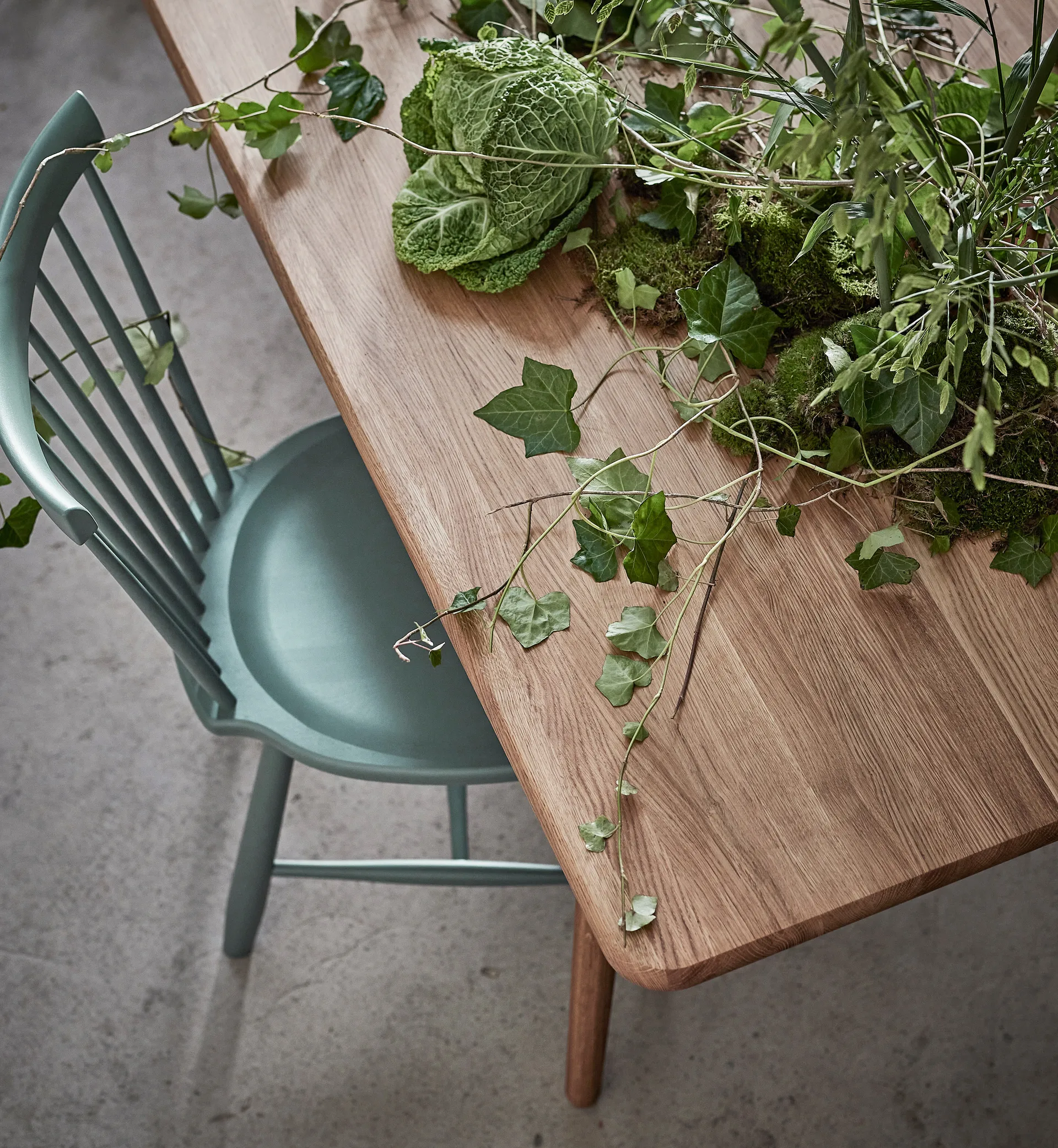 Lilla Åland stoel berkenhout, Mist 22 Stolab