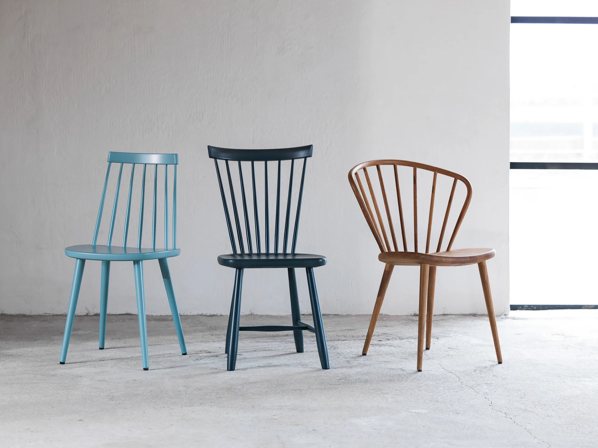 Lilla Åland stoel eikenhout, Bosgroen Stolab