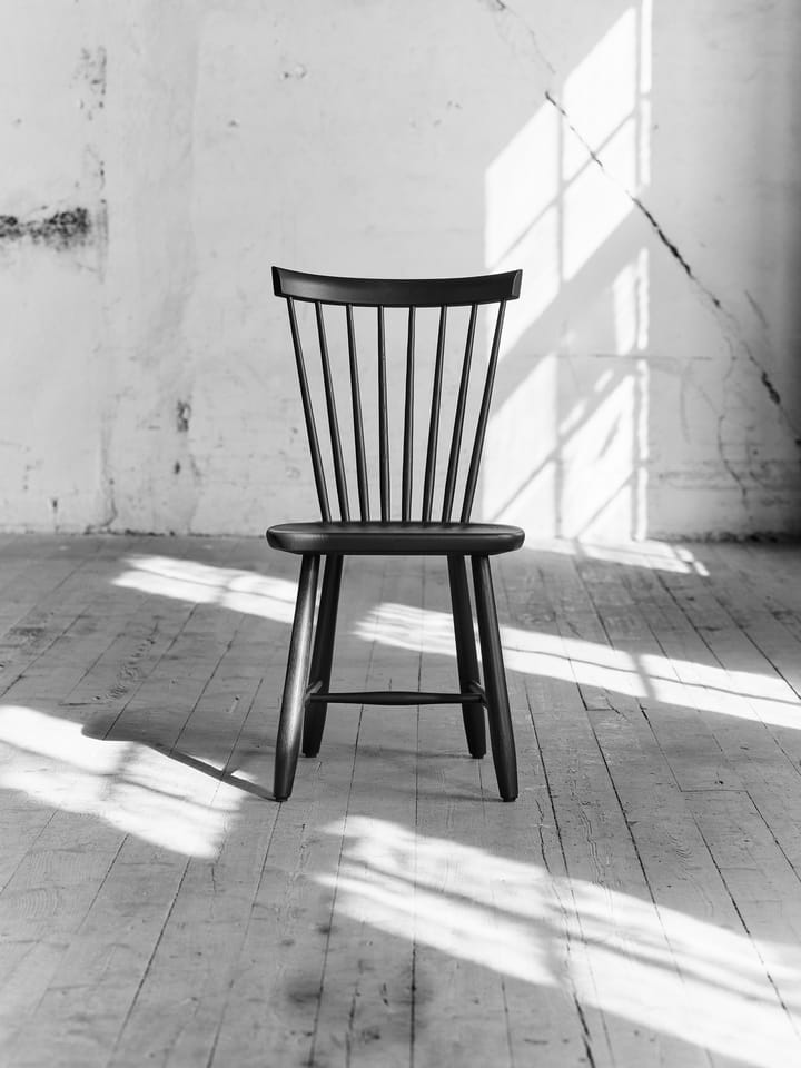 Lilla Åland stoel eikenhout, Zwart Stolab