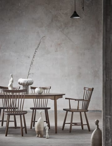 Lilla Åland stoel met armleuningen eikenhout - Smoked oak - Stolab