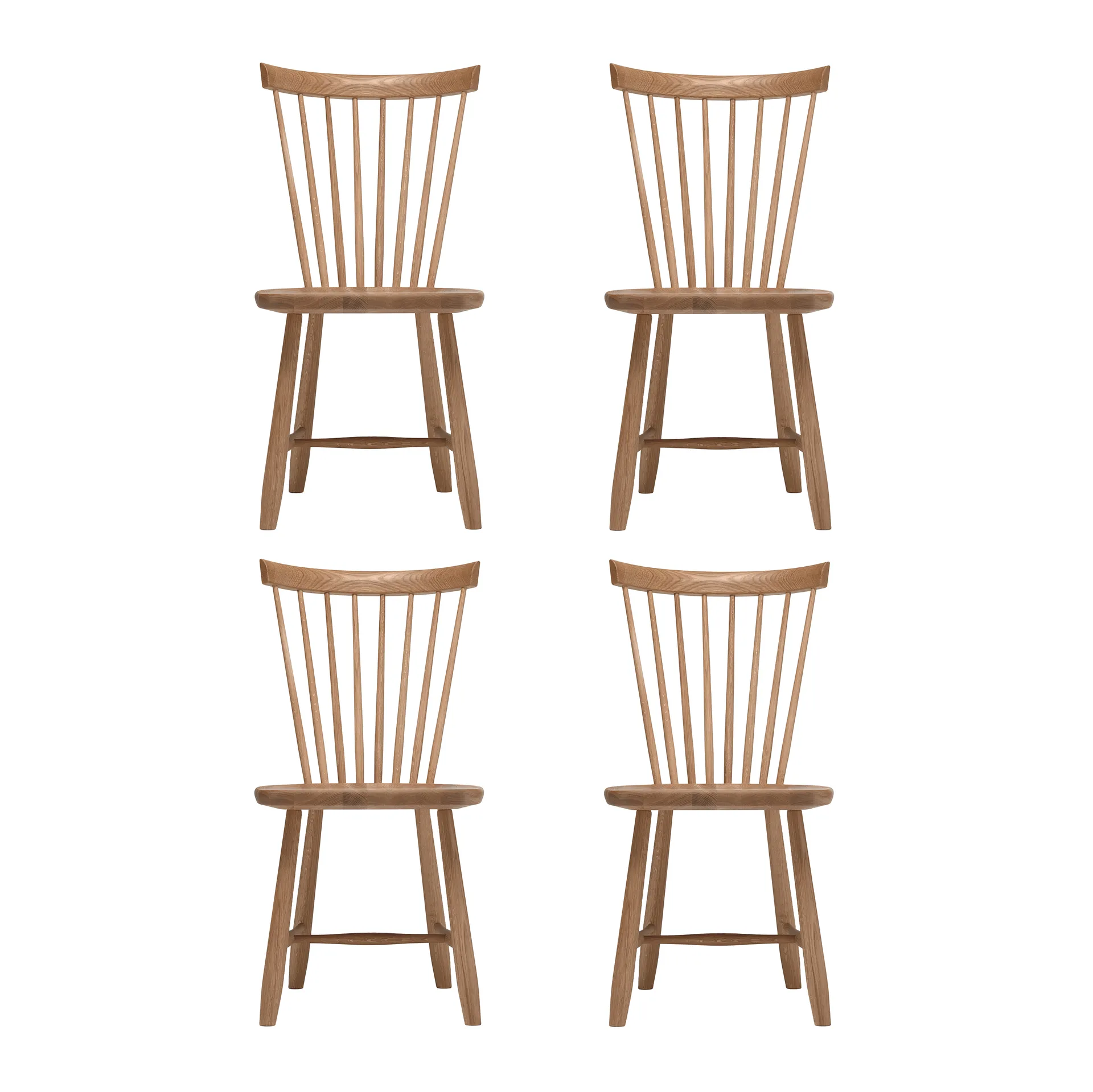 Lilla Åland stoel, Naturell olie (eik), 4-pack,  Stolab