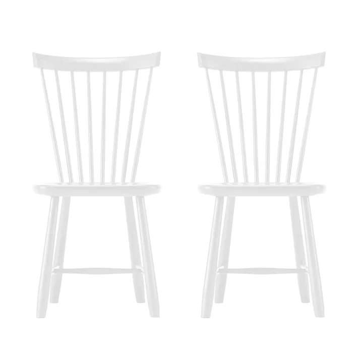 Lilla Åland stoel, Wit (berk), 2-pack - Stolab