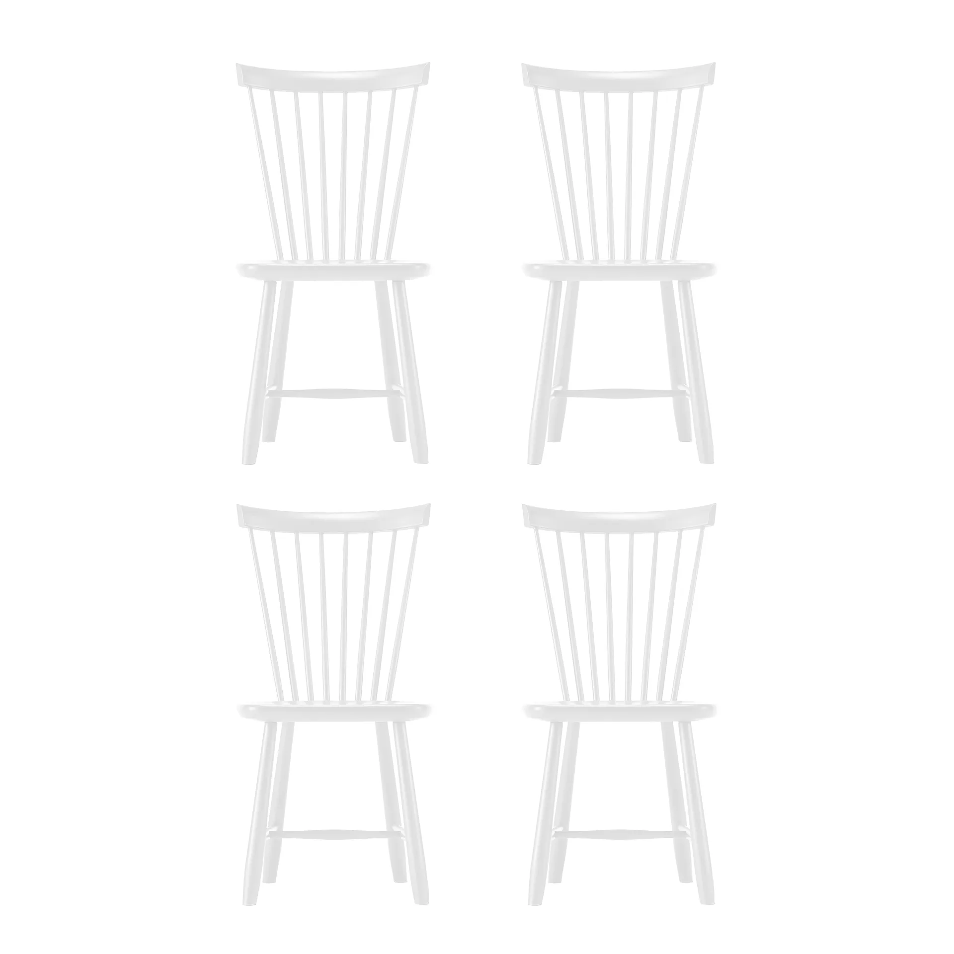 Lilla Åland stoel, Wit (berk), 4-pack Stolab
