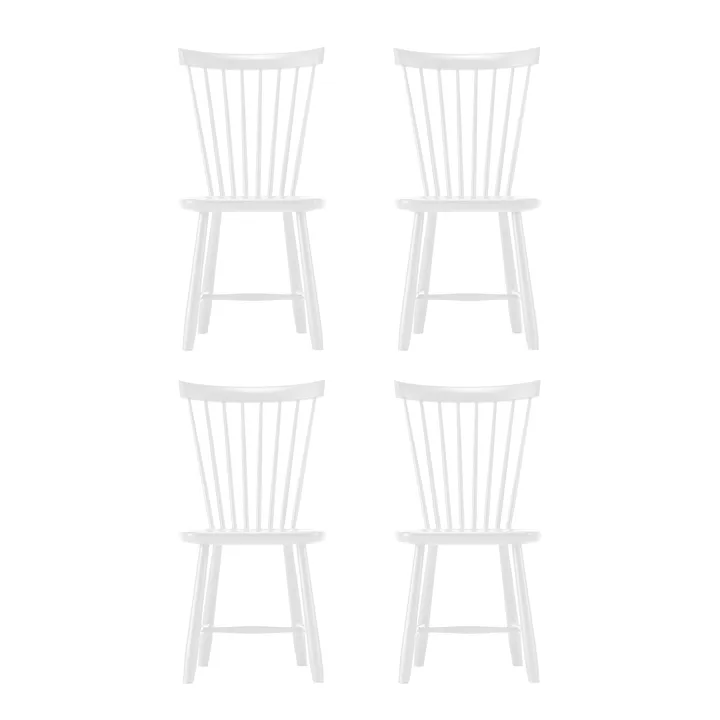 Lilla Åland stoel, Wit (berk), 4-pack - Stolab