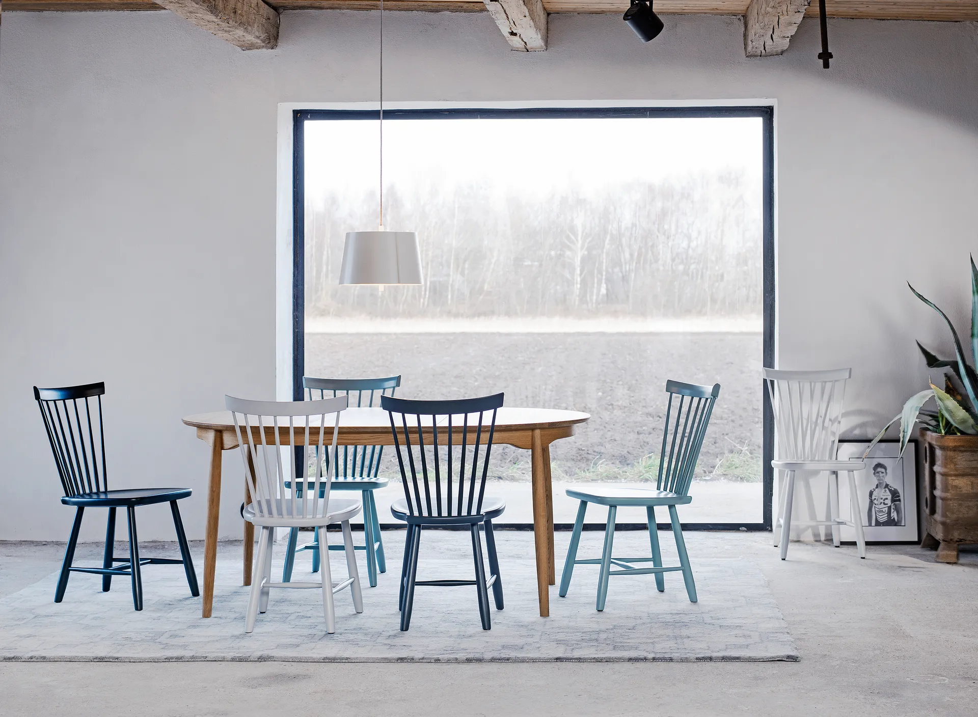 Lilla Åland stoel, Wit (berkenhout) Stolab