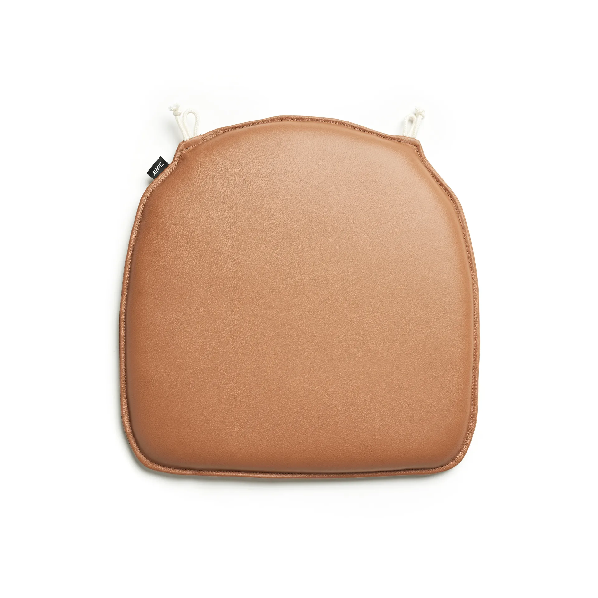 Lilla Åland stoelkussen, Sörensen Ultra brandy leer Stolab