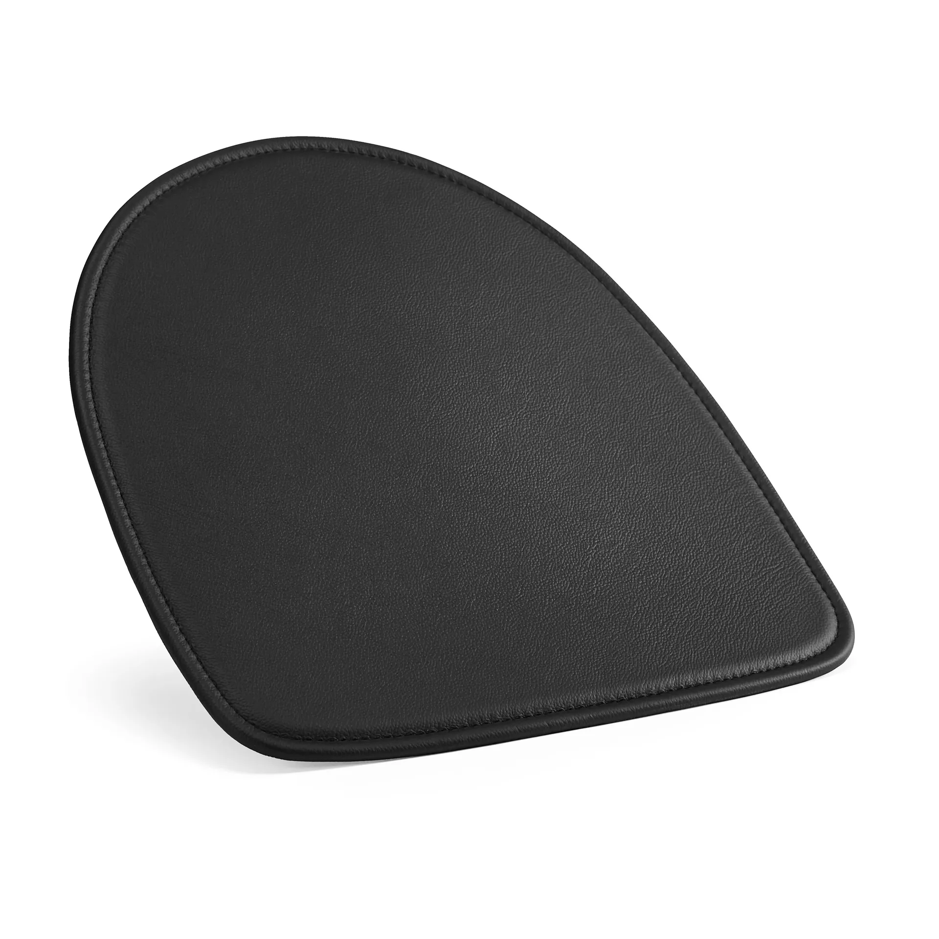 Lilla Åland/Miss Holly leren kussen, Zwart Stolab