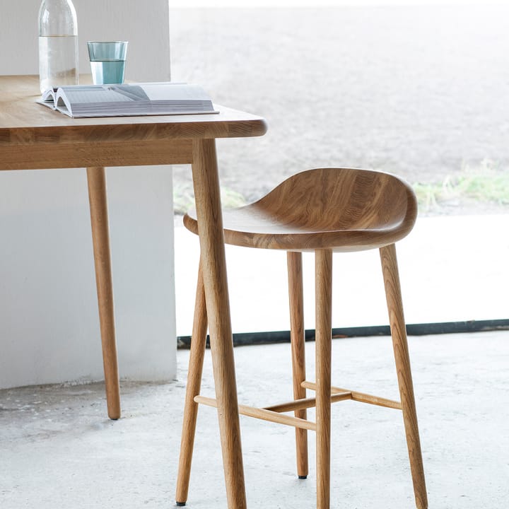 Miss Holly bartafel, Eikenhout lichte matte lak Stolab