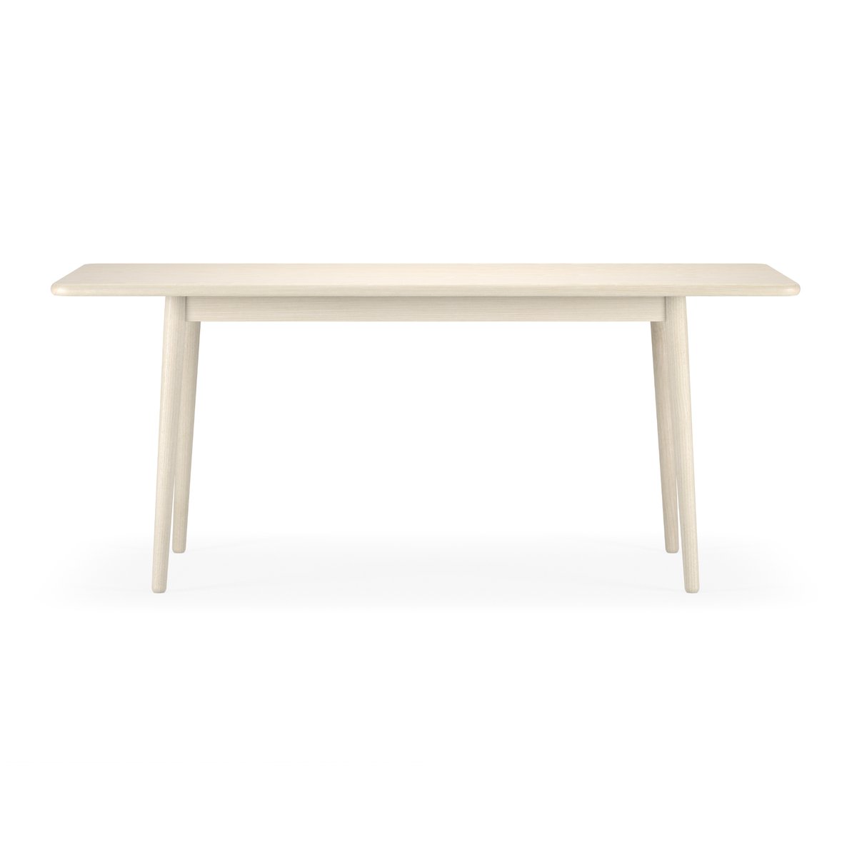 Stolab Miss Holly tafel 175x100 cm Berkenhout witte olie, 1 inlegblad