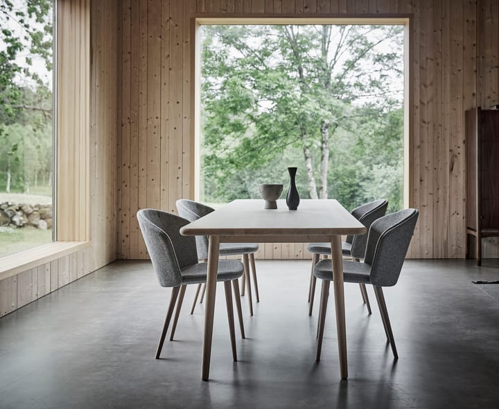 Miss Holly tafel 235x100 cm, Berkenhout witte olie Stolab