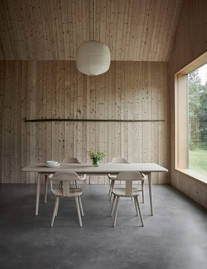 Miss Holly tafel 235x100 cm, Berkenhout witte olie Stolab