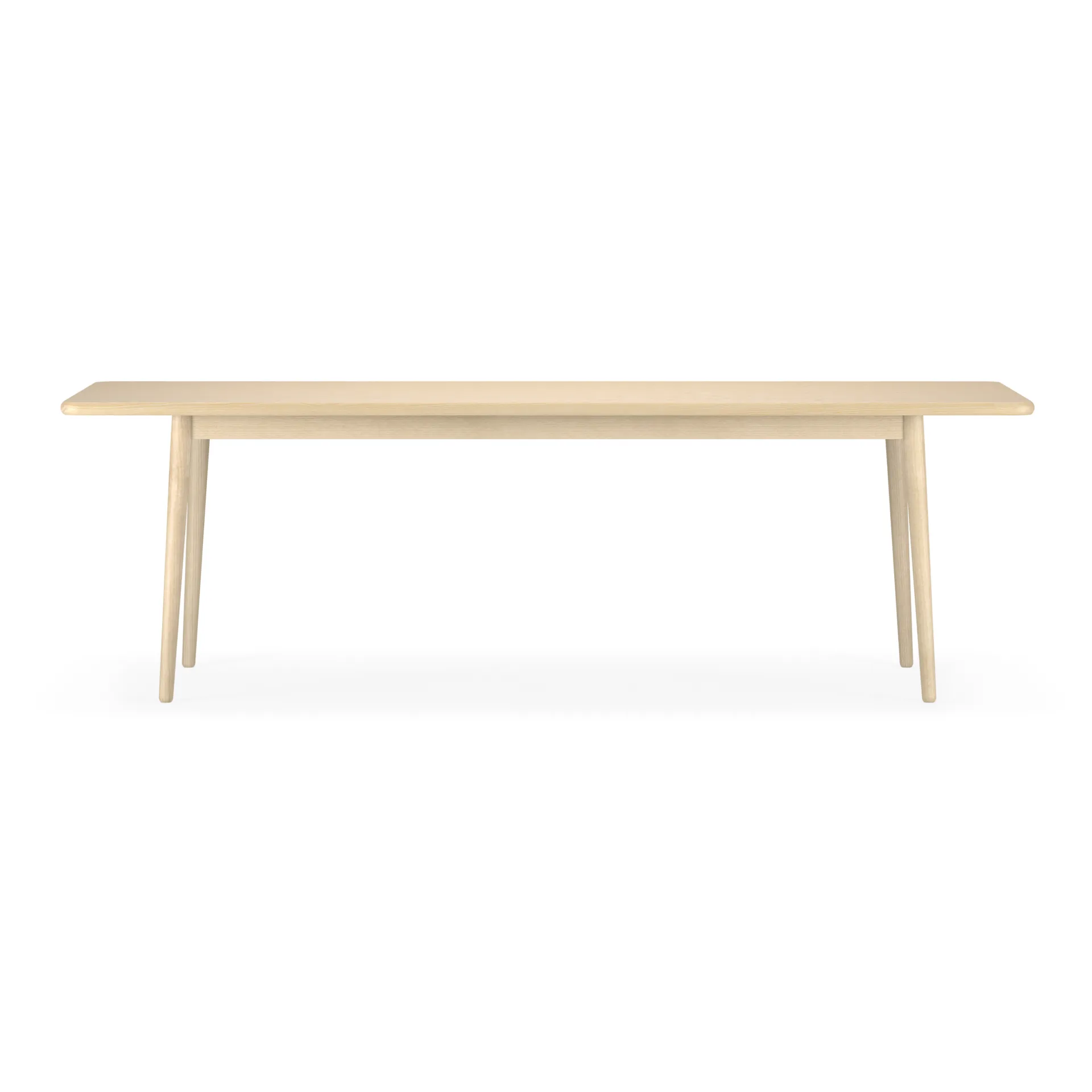 Miss Holly tafel 235x82 + 2 inlegbladen 2x50 cm, Berkenhout naturel olie Stolab